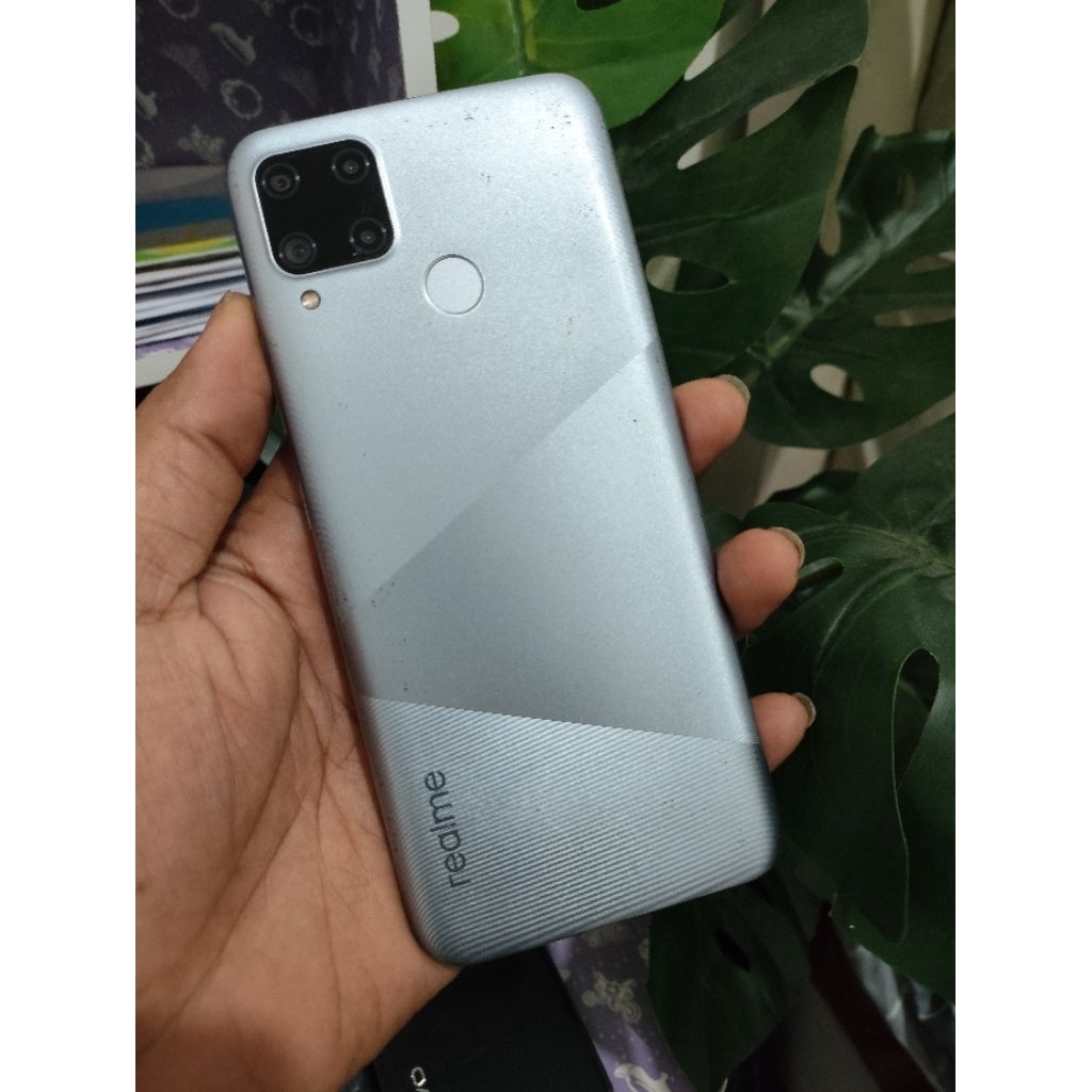 Realme C15 Ram 4/64 Minus pernah ganti lcd mesin masih segel