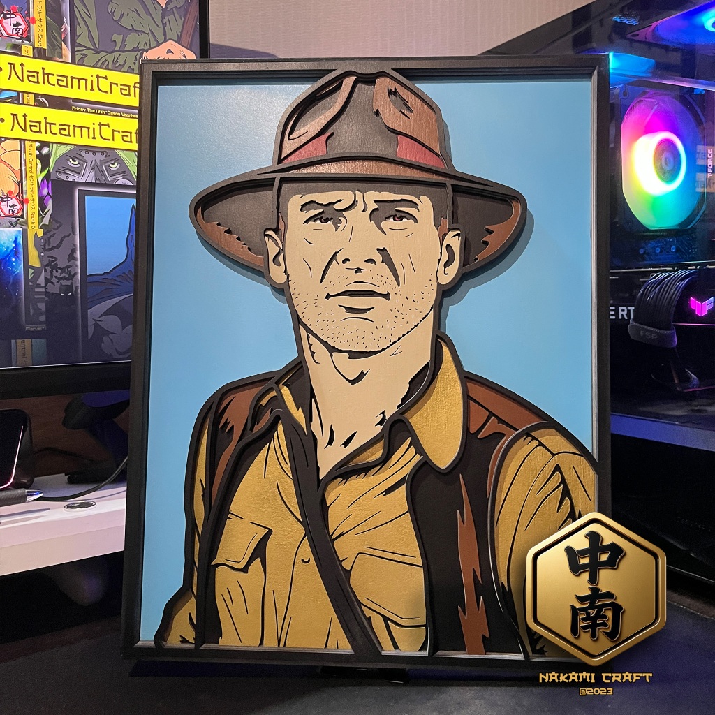 Poster 3D Multilayer Indiana Jones Indiana Jones