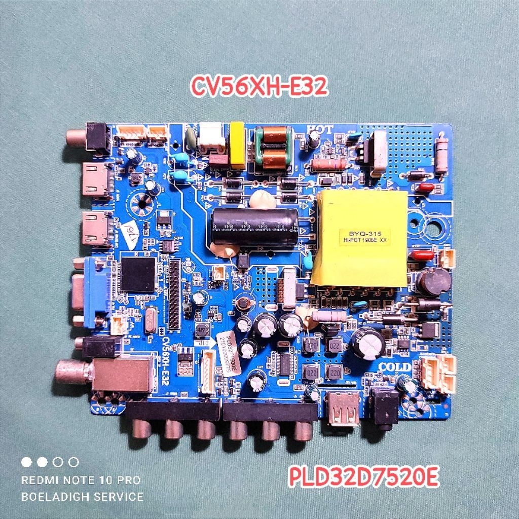 MB Mainboard TV LED Polytron PLD32D7520E PLD32D7520 CV56XH-E32