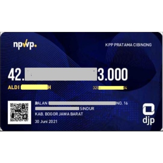 Pendaftran np*wp / Jasa daftar npwp perorangan sehari jadi