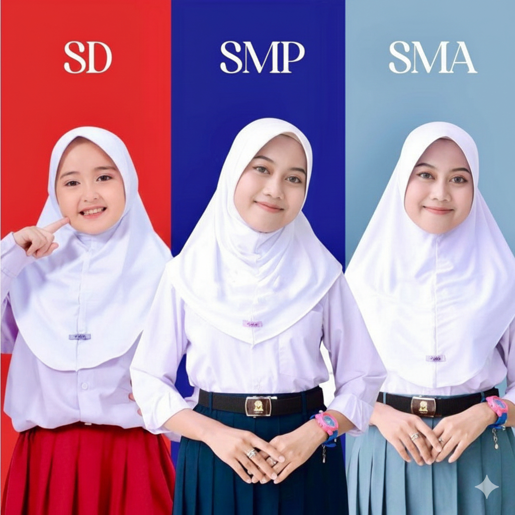 Jilbab Sport Pet Tebal | Bergo Sport Pet Tebal | Jilbab Instan Bergo Hamidah | Hijab Bergo Pet Tebal