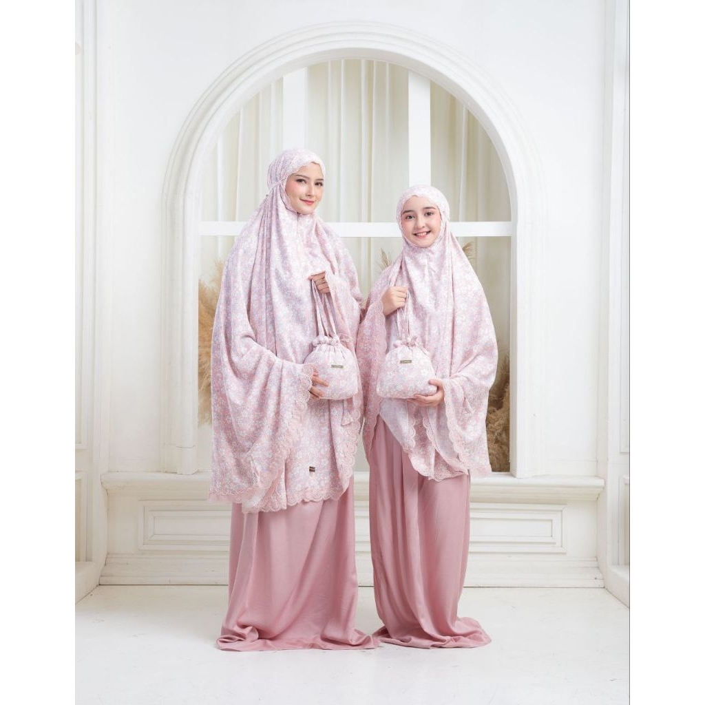 Mukena Rayon 2in1 Couple Mukena Rayon Moschahijab