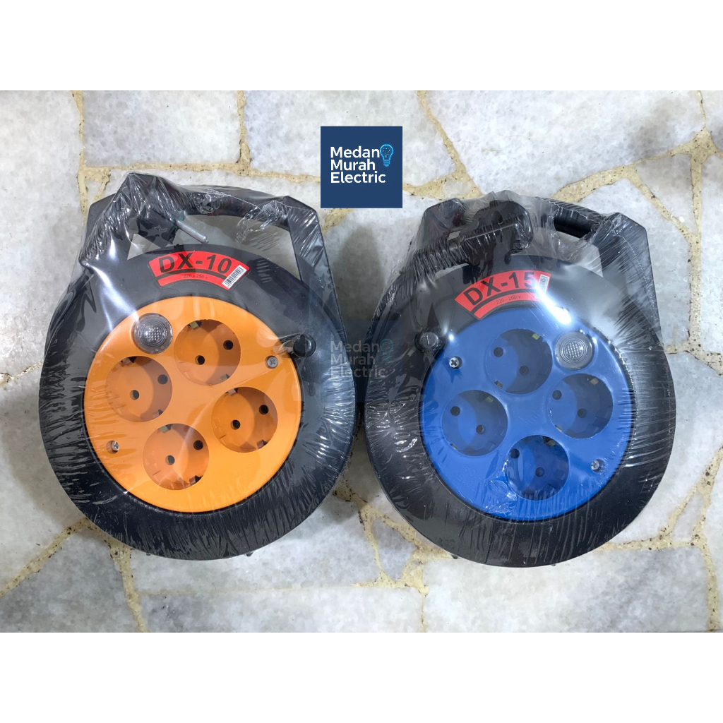 Cok Sambung Bulat 4 Lubang Dexta 10 meter 15 meter / Cok Sambung Panjang / Cok Sambung SNI