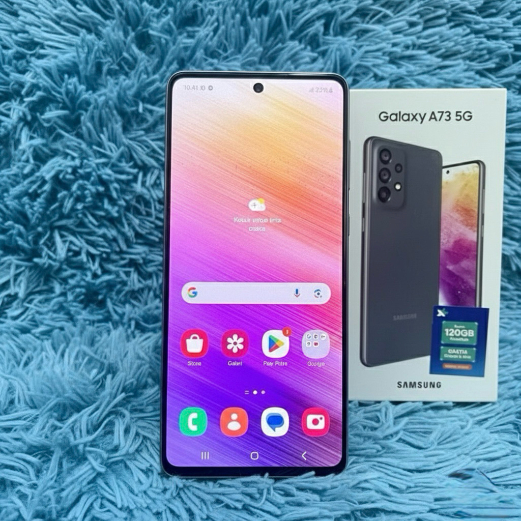 SAMSUNG GALAXY A73 5G RAM 8/256GB Second Original Ex Garansi Resmi SEIN Murah Kualitas Terbaik / Hp 