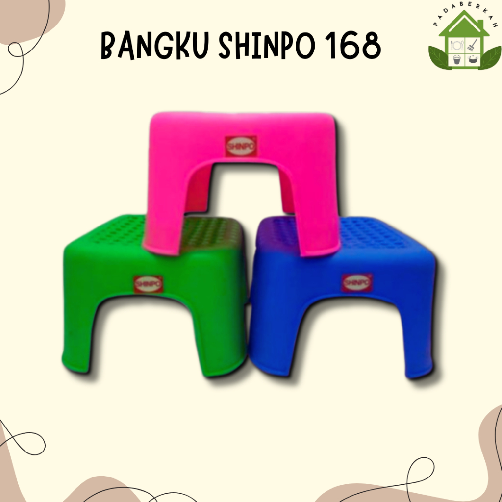 Shinpo Bangku Kursi Pendek  Kursi Kecil Jojodog Shinpo 168 / Jojodog Shinpo Mini Kecil