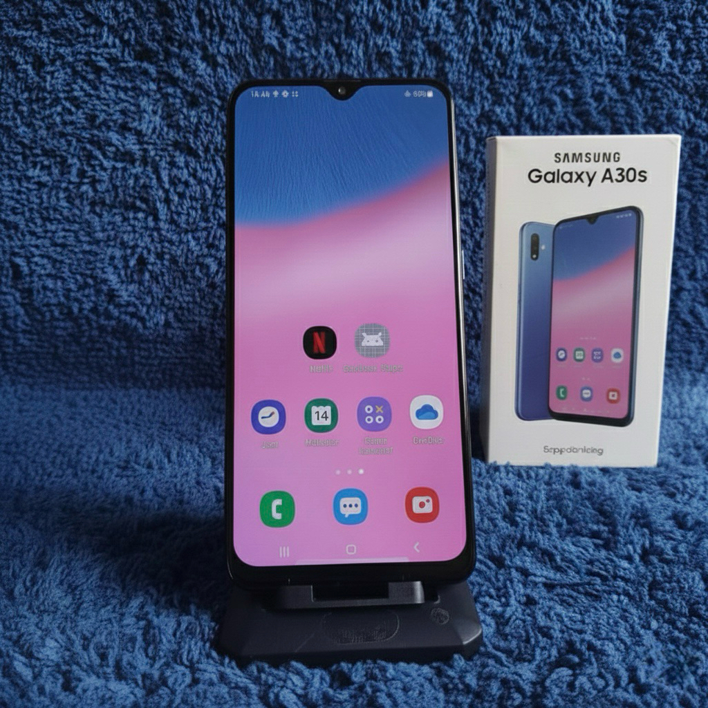 SAMSUNG GALAXY A30S RAM 4/64GB FULLSET Second Original Ex Garansi Resmi SEIN Murah Kualitas Terbaik 