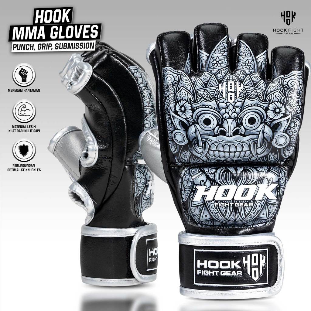 Sarung Tinju MMA Hook, Sarung Tangan MMA, Sarung Tangan UFC , Mma Gloves, Sarung MMA, Sarung Tinju U