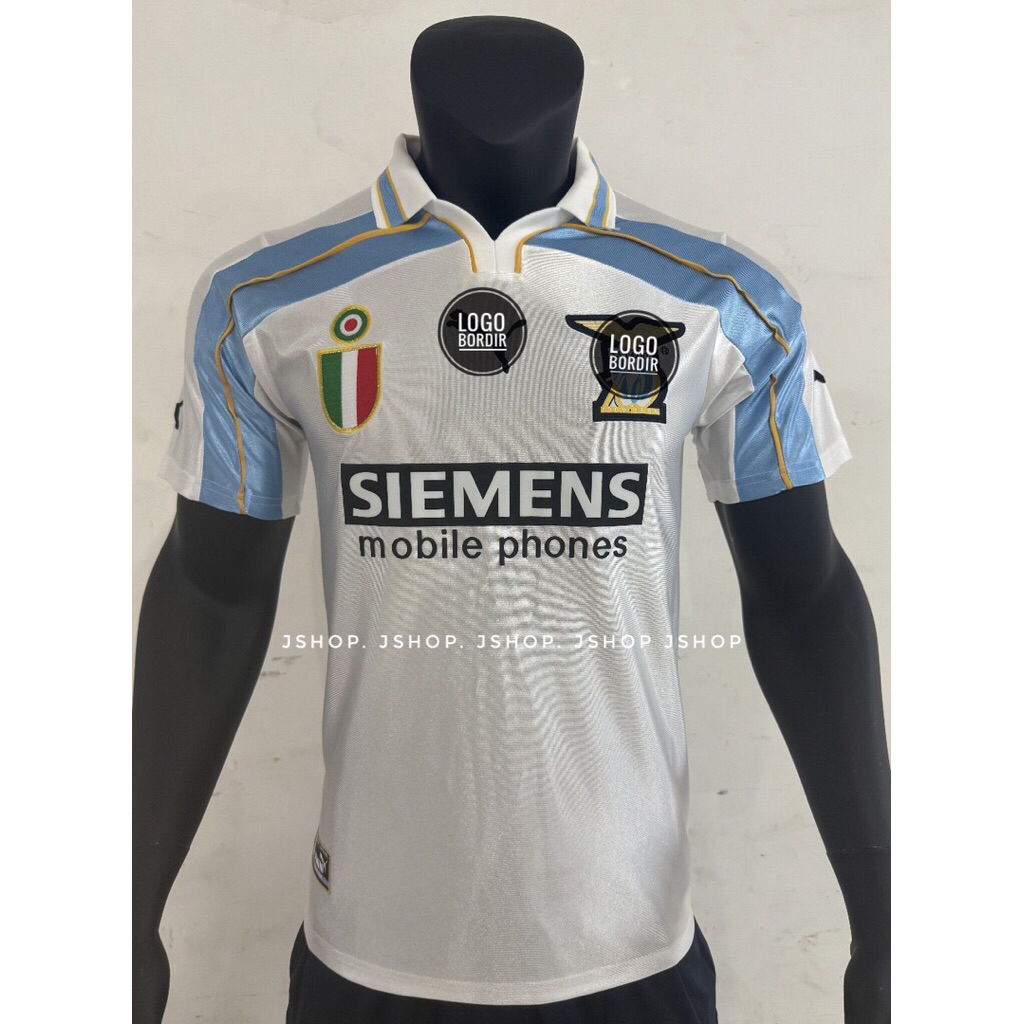 JERSEY BAJU BOLA RETRO LAZIO ANNIV 2000 JERSEY BOLA RETRO BLOKCORE 2000