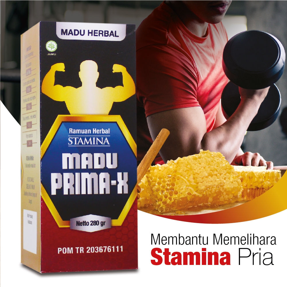Stamina Laki Laki Herbal Madu Prima X Kuat Tahan Lama Dewasa Ampuh Bpom Original 280 Gr