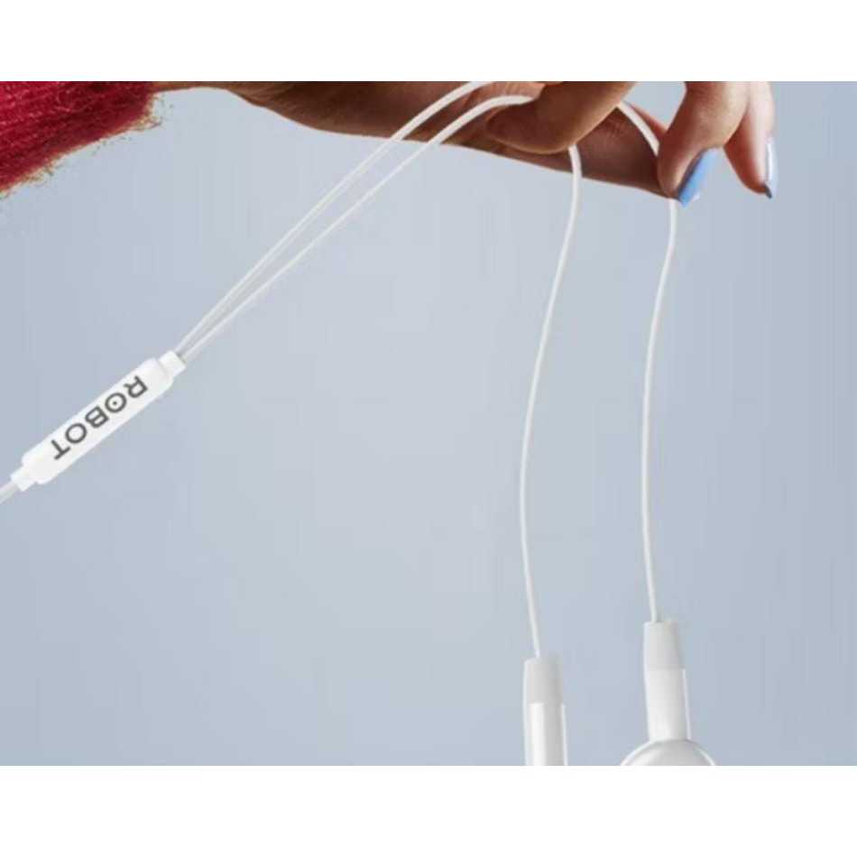ROBOT RE50 Earphone Headset Full Bass 1Yr Warranty ORIGINAL