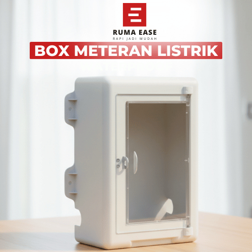 Box Meteran Listrik KWH Meter Box Listrik Outdoor Pengaman Pelindung KWH Meteran Token