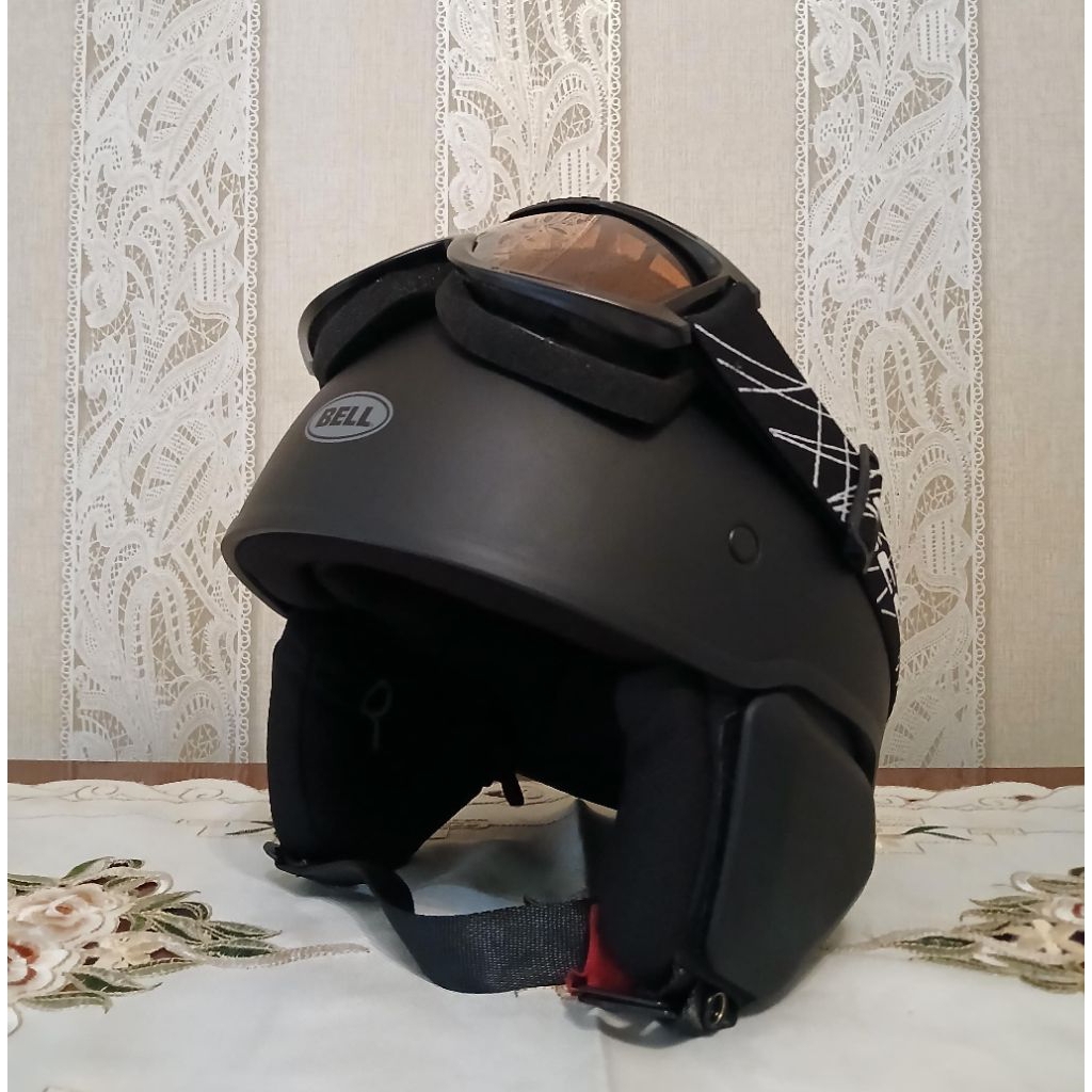 Helm Bell Recon Original with Goggle Scott. / Helm Retro / Helm Classic / Helm Vintage