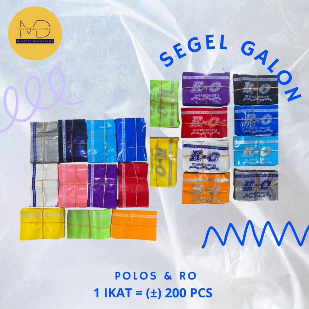 SEGEL GALON POLOS & RO ISI (±) 200 PCS / SEGEL GALON 19 LITER