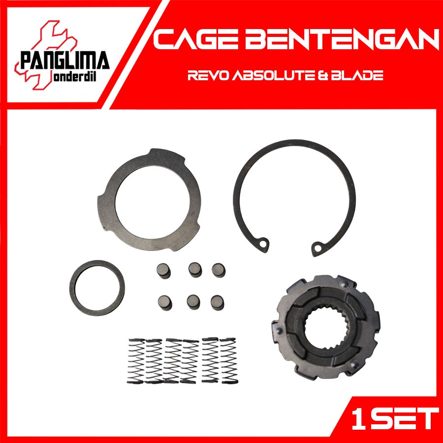 Cage Bentengan Revo Absolute & Blade Kupling Kopling Lonceng Benteng Assy Panglima