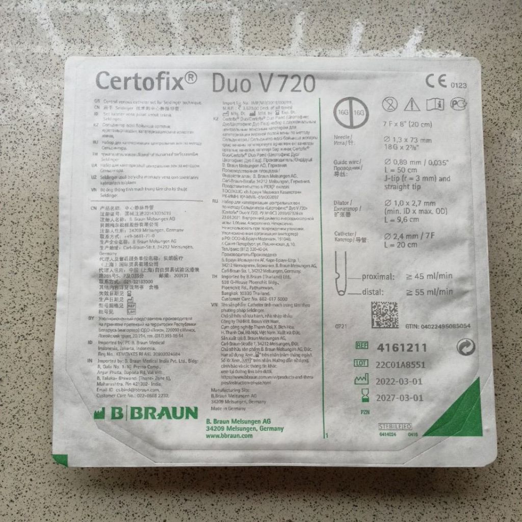 Certofix Duo / Trio V720 set B Braun