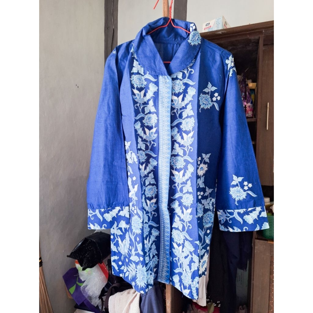 Tunik Batik | Kemeja Batik Wanita BENANG RAJA | Baju Batik | Kemeja Wanita | PRELOVED