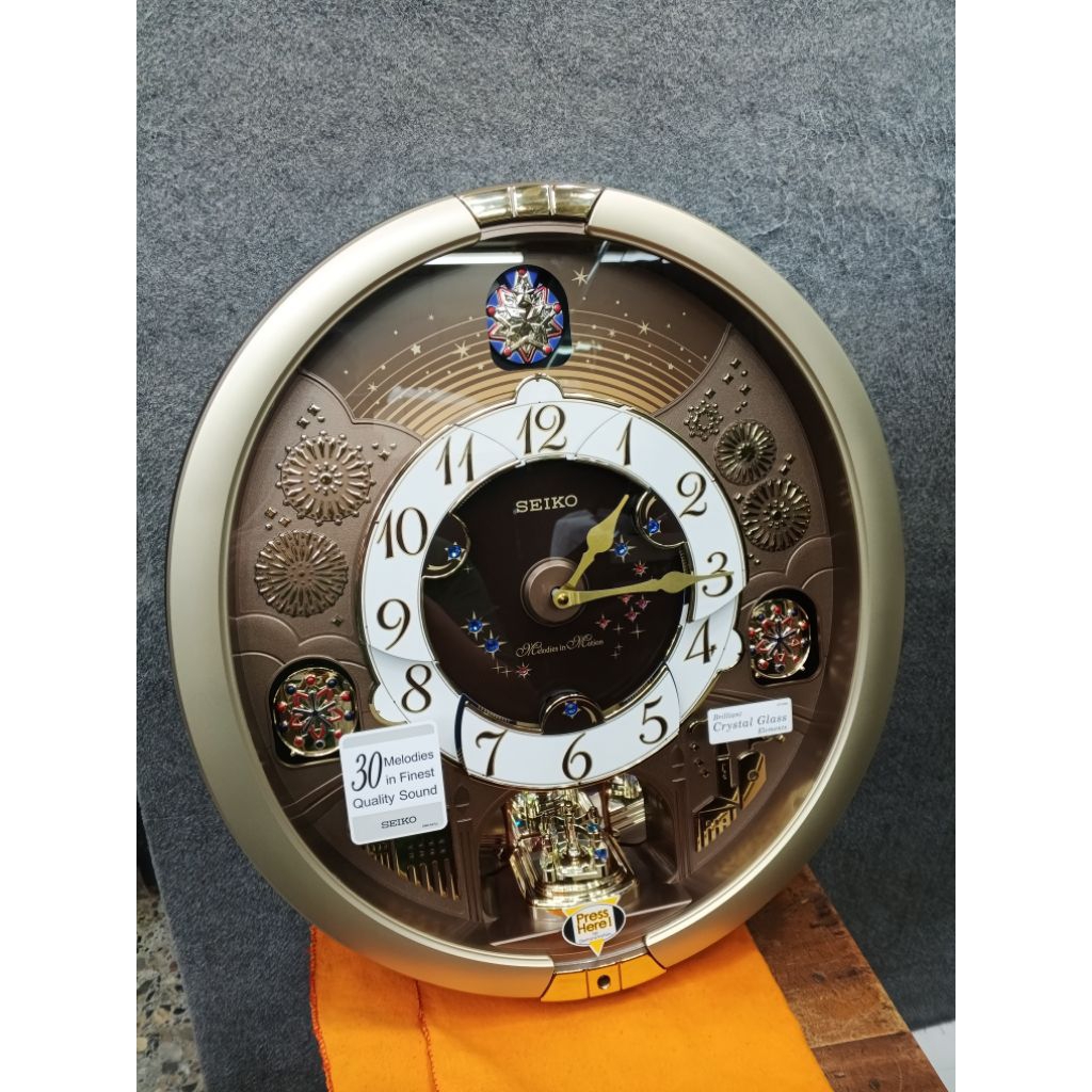 Seiko QXM620#QXM620#QXM620G#Seiko QXM620G#Jam melody Seiko QXM620#Wall Clock Seiko QXM620G#Jam dindi