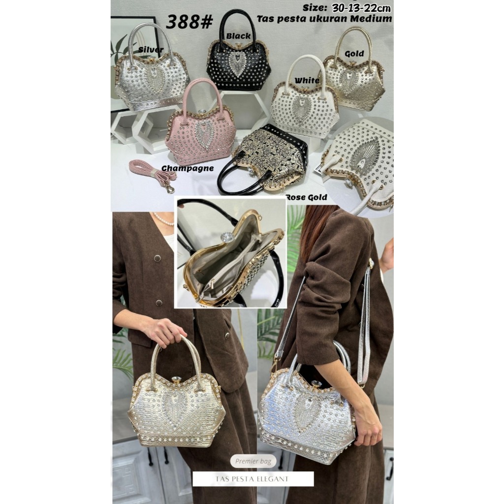 Tas Blink croco / TAS PESTA BAHAN CROCO 388/ Tas resepsi / Tas Syari / Tas Gaun / Tas Kondangan
