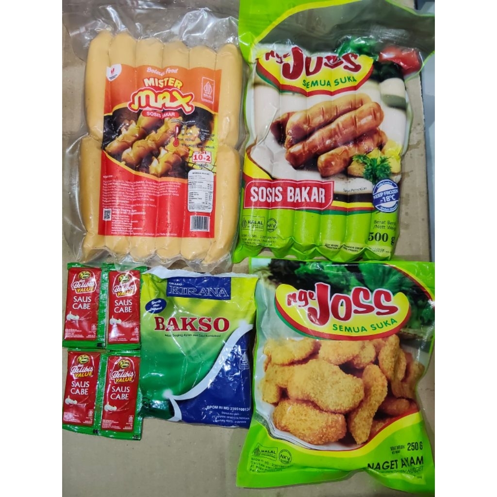 Frozen food, Paketan sosis, paketan murah, sosis dan nugget