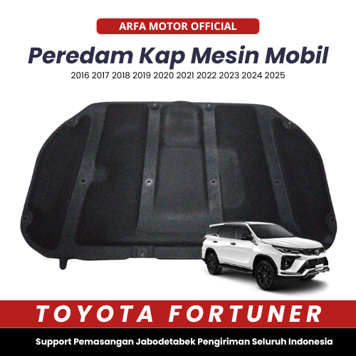 PEREDAM PANAS KAP MESIN TOYOTA FORTUNER VRZ HILUX 2016 2017 2018 2019 2020 2021 2022 2023 2024 2025