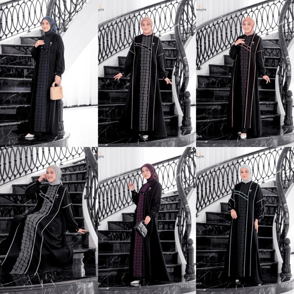 Gamis Terbaru Calista Dress by ninos design
