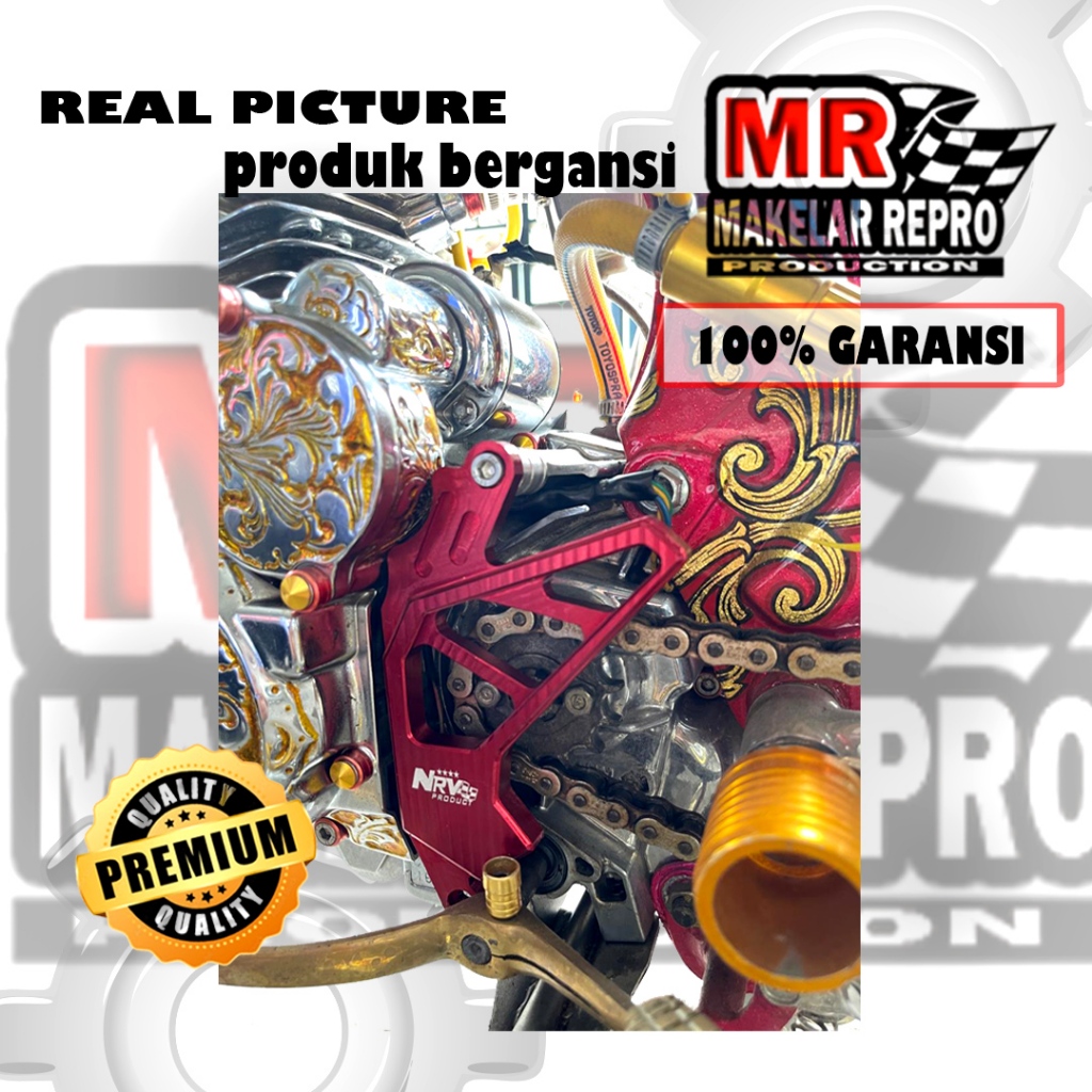 Tutup gir depan MP Tiger model CNC /Cover Gear depan Tiger /gir depan