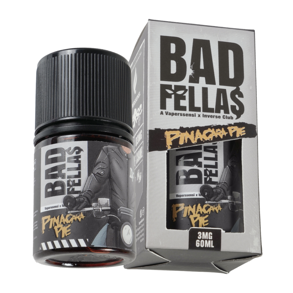 Bad Fellas 60Ml - V4 Pineapple Pie Caramel 3Mg 6Mg Liquid Freebase Creamy Manis Pie Nanas Karamel Kr