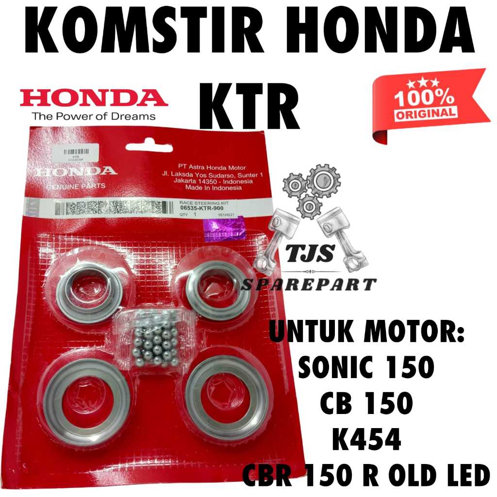 KOMSTIR HONDA KODE (06535-KTR-900) ASLI ORIGINAL PRESISI COMSTIR SONIC CB CBR 150 R Old LED ORIGINAL