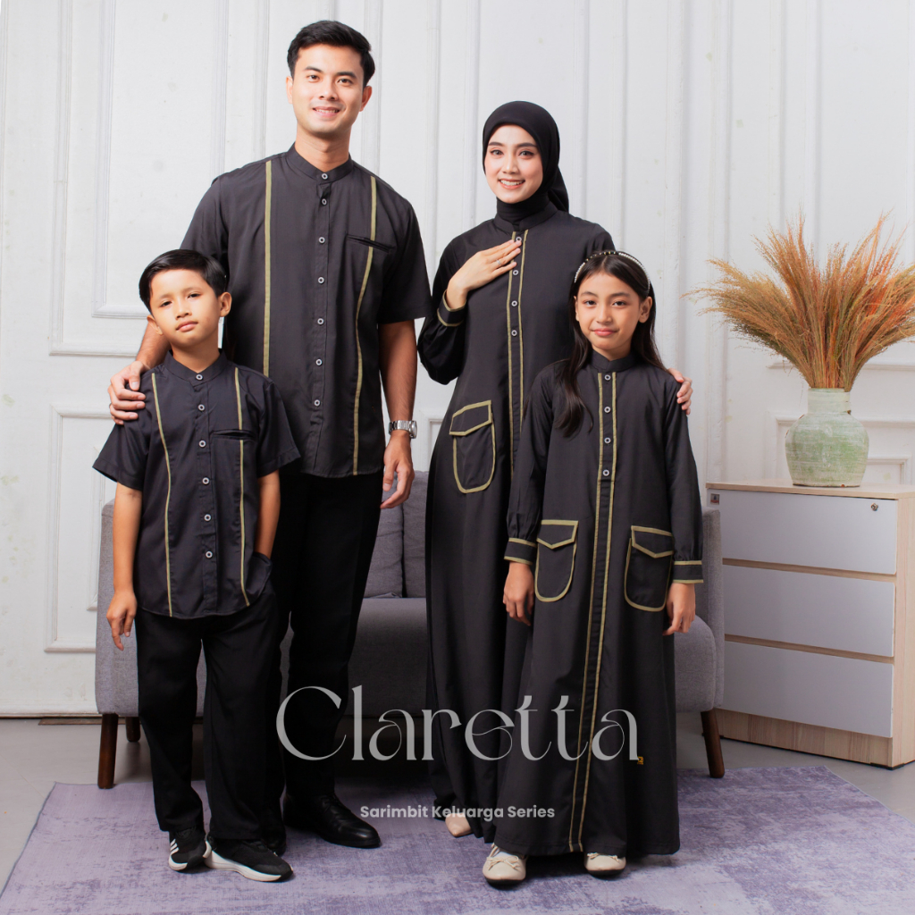 Sarimbit Studio - Sarimbit Keluarga Claretta / Baju couple keluarga / Sarimbit Keluarga / Baju musli