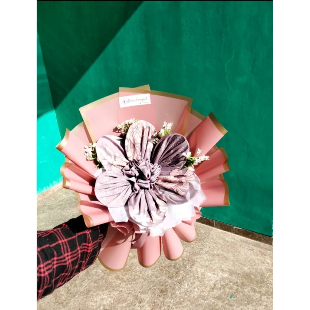 Buket hijab motif (random)