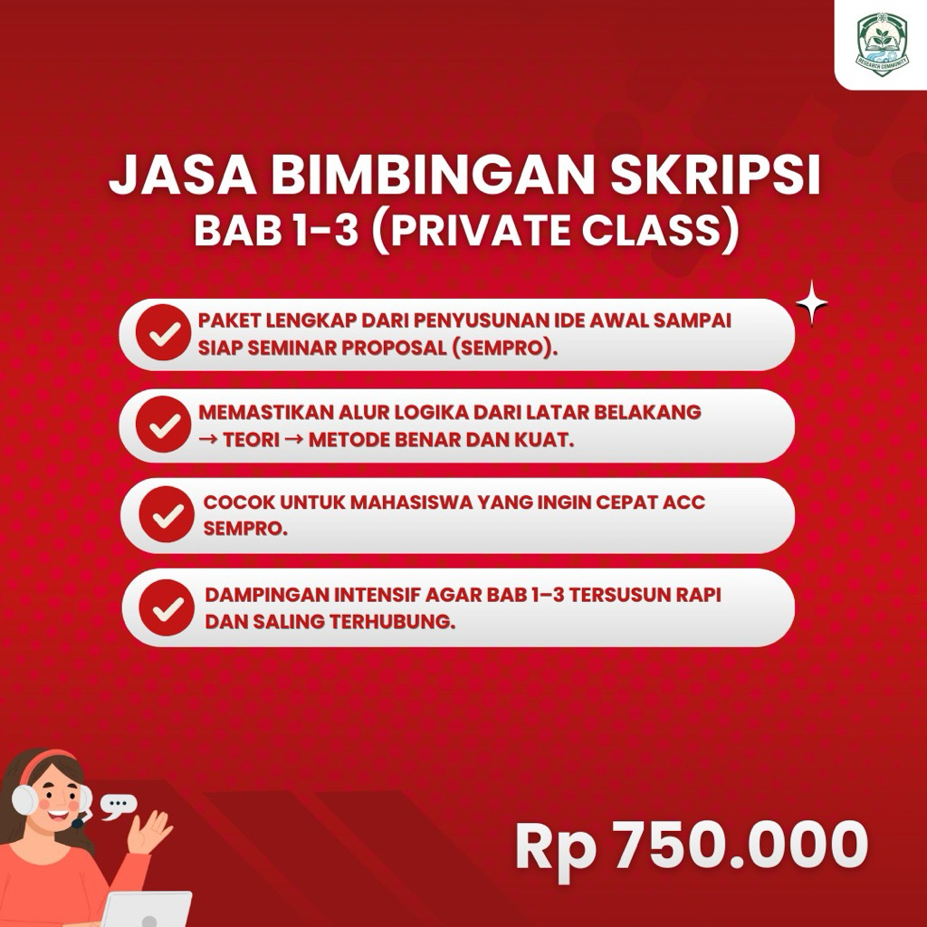 Jasa Bimbingan Skripsi Bab 1-3 Akuntansi & Manajemen (Private Class)