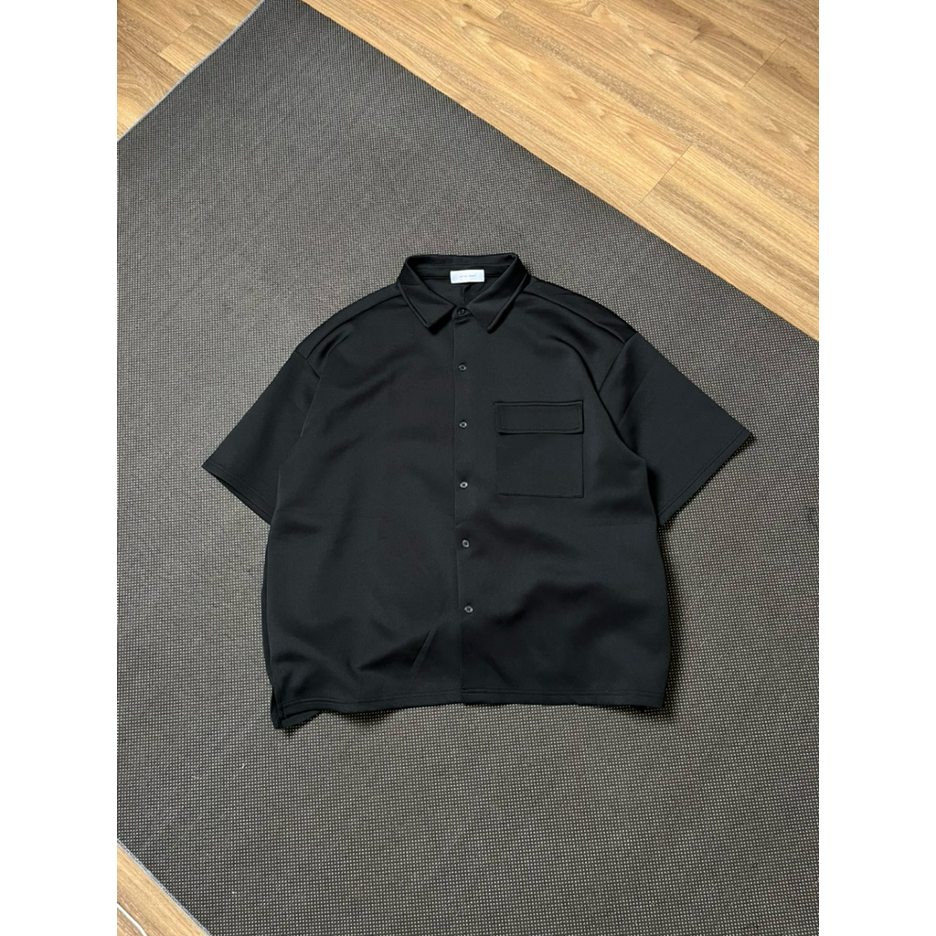 Mono mart fullblack shirt Bahan kayak scuba Size large oversize