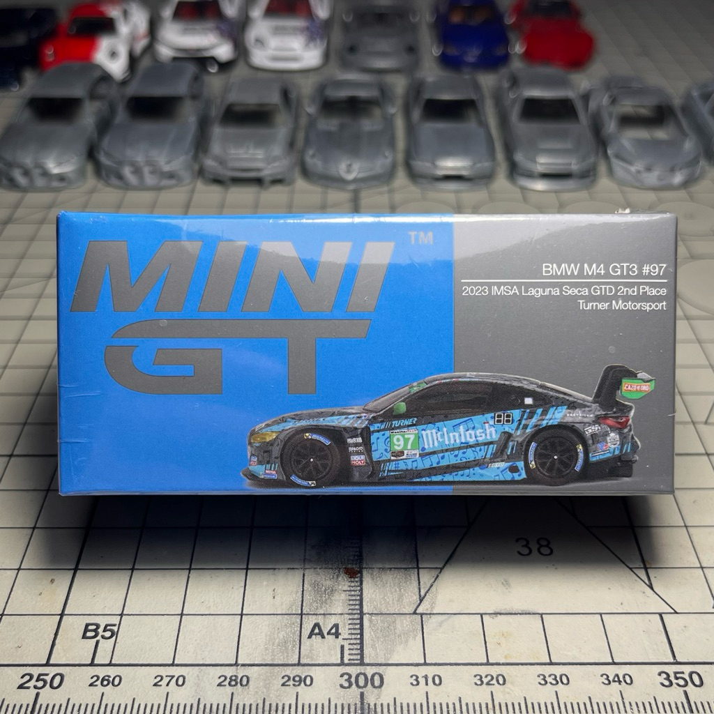 Mini GT IMSA M4 GT3 Biru SEALED