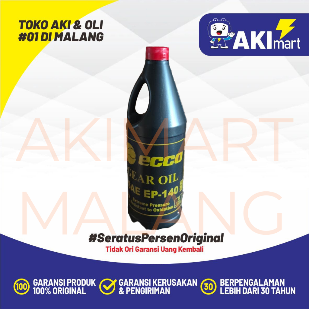 Oli Ecco Gear 140 Oli Transmisi SAE 140