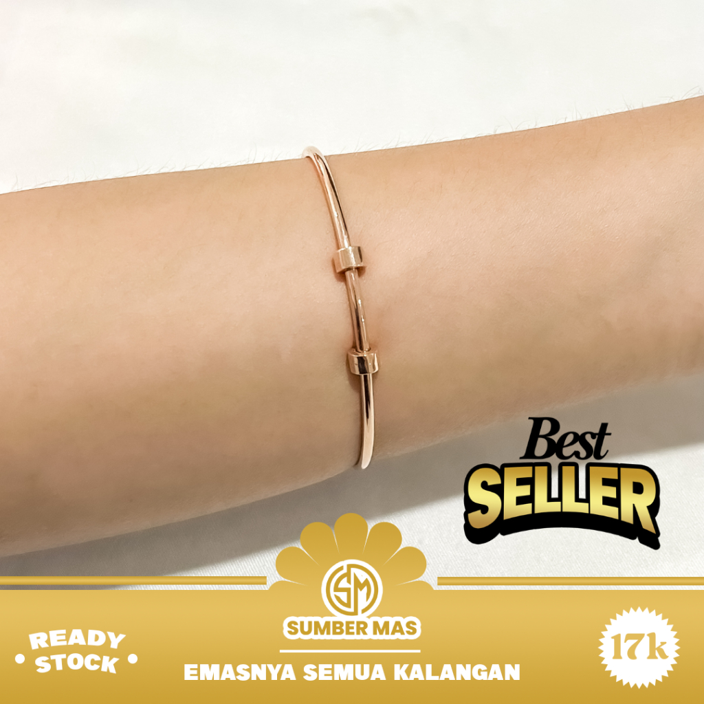 GELANG KOLONG PANPADOR ROSE VIRAL FASHION 17K - SUMBER MAS