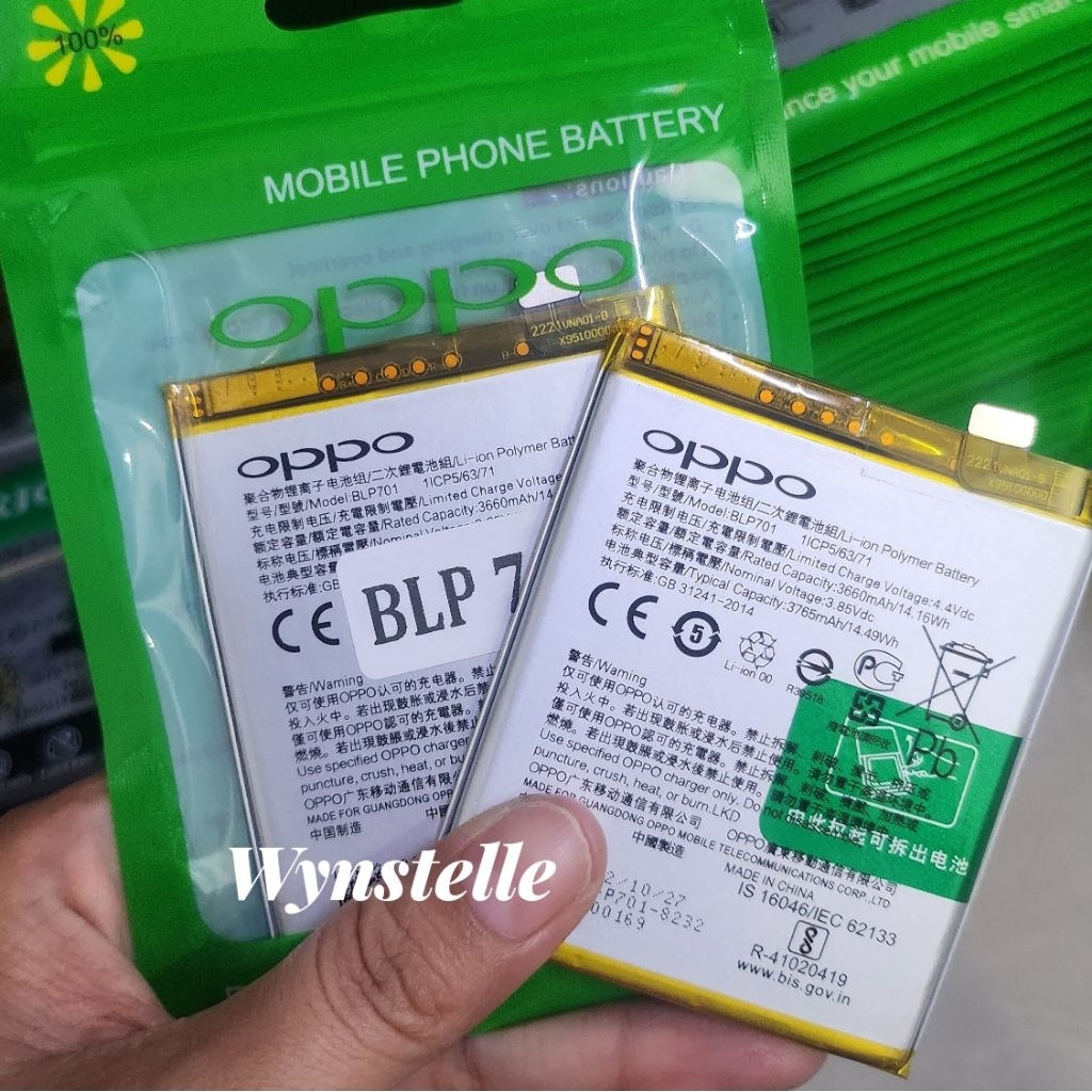 BLP701 - Baterai Batre Oppo Reno 1 - Reno Life - Oppo CPH1917 ORIGINAL 100% Model BLP-701 BLP 701