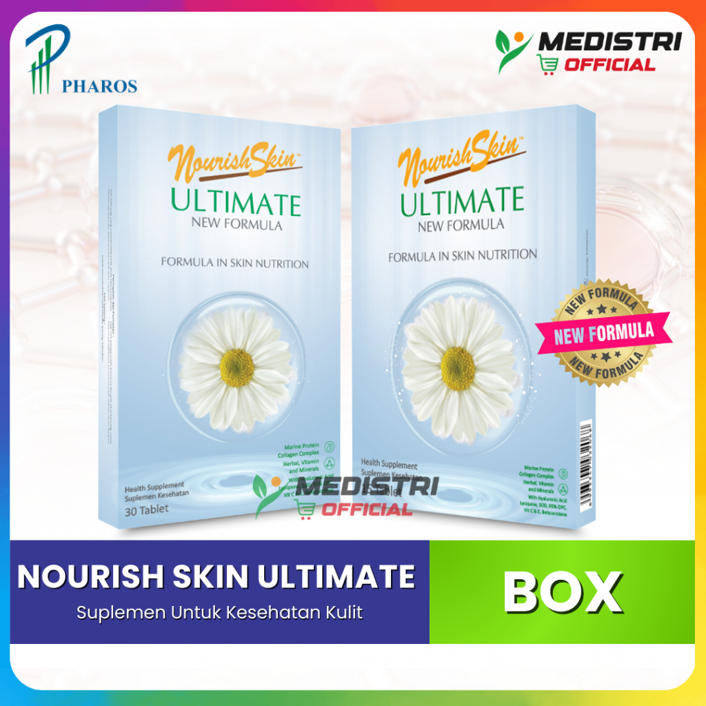 Nourish Skin Ultimate NEW FORMULA - SUplemen Kecantikan Original Promo Termurah