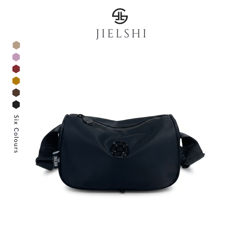 JIELSHI MUTYA 9751-J# - Tas Selempang Mini Wanita Terbaru Bahan Parasut Crinkle Anti Air Bisa COD