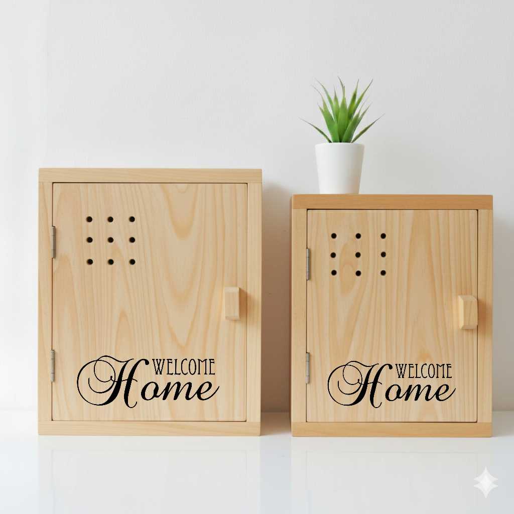 Box Token Listrik Kayu Jati Belanda Estetik | Tutup Meteran KWH Prabayar Minimalis Modern WH-2