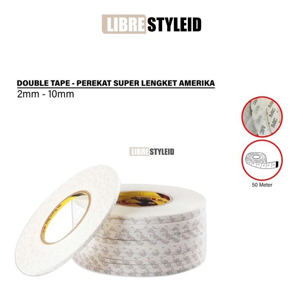 3M Double tape Transparan Perekat double side tape Lem LCD Touchscreen Lem Adhesive Super lengket Am