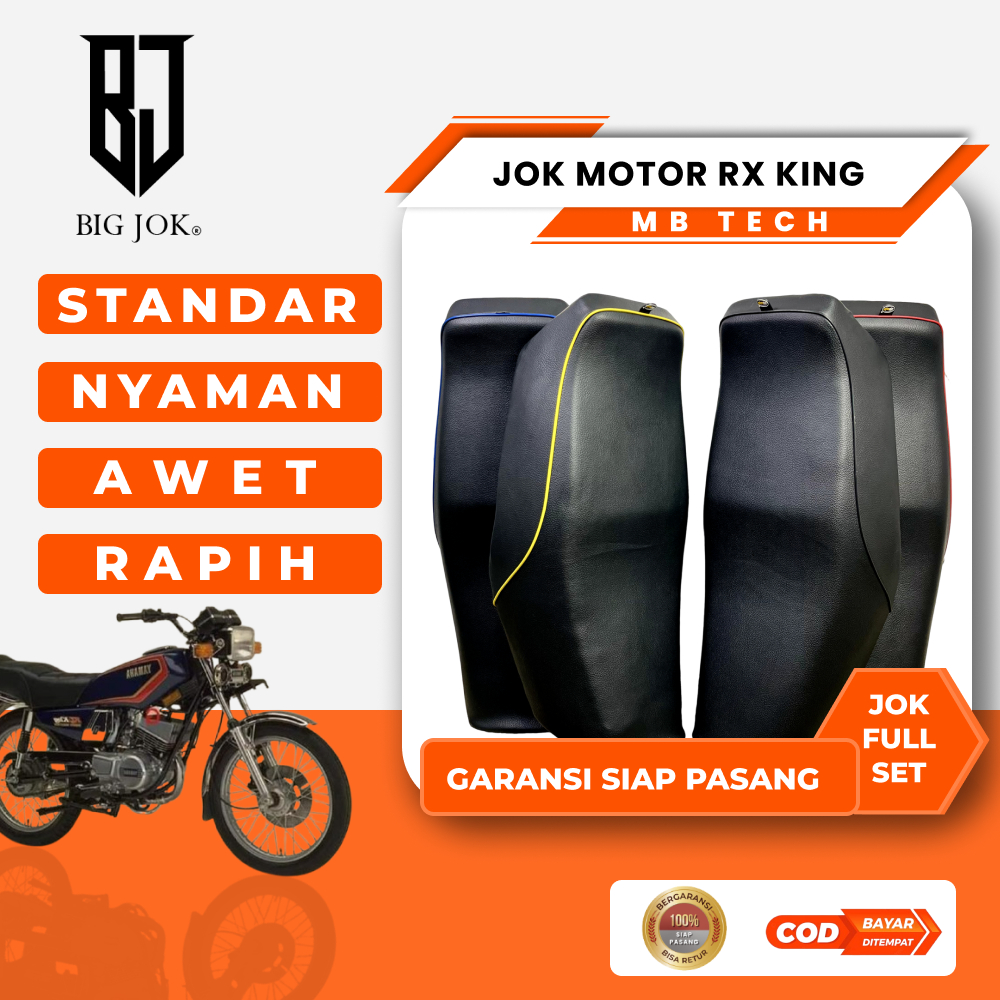 Jok motor rx king Mbtech lis warna I Jok variasi yamaha rx king