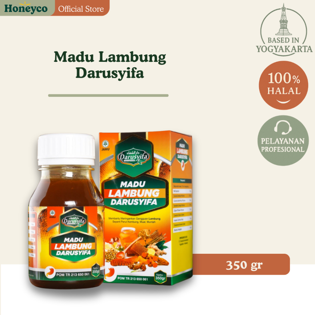 MADU LAMBUNG DARUSYIFA - Obat Asam Lambung & Obat Maag Kronis Ampuh BPOM