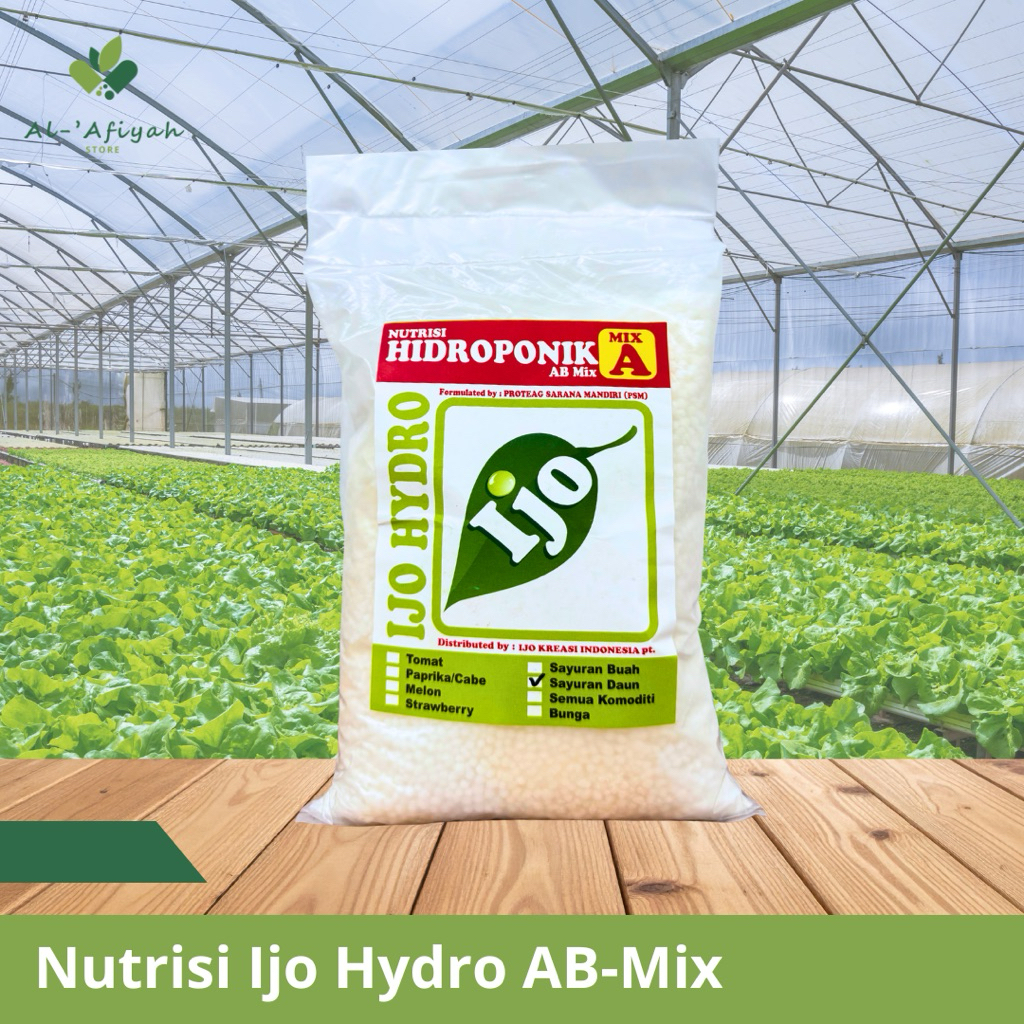 Nutrisi Hidroponik AB Mix Ijo Hydro AB-Mix