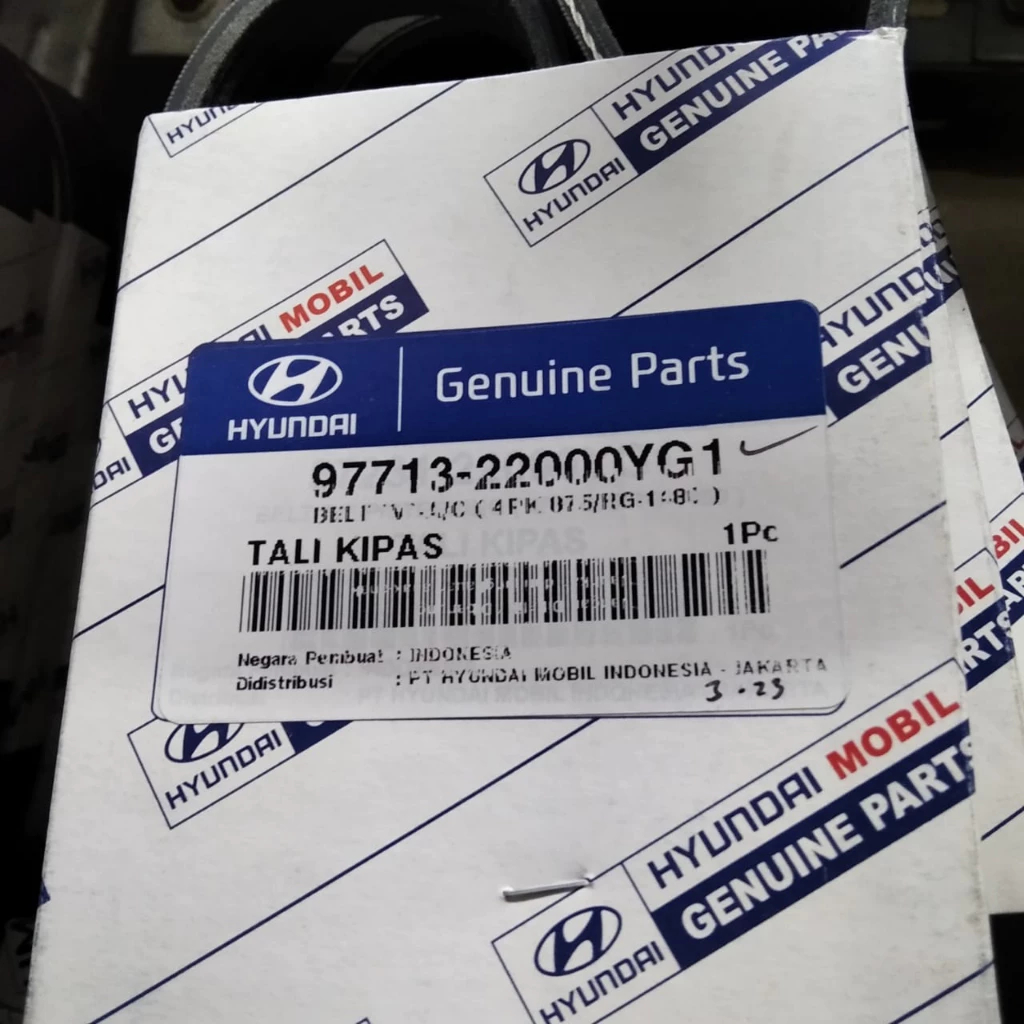 FAN BELT AC HYUNDAI ACCENT 97713-22000YG1 ORI