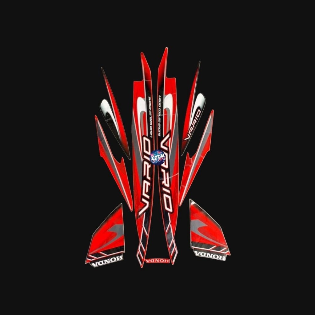 Striping Sticker Honda Vario 110 Karbu 2009 2010
