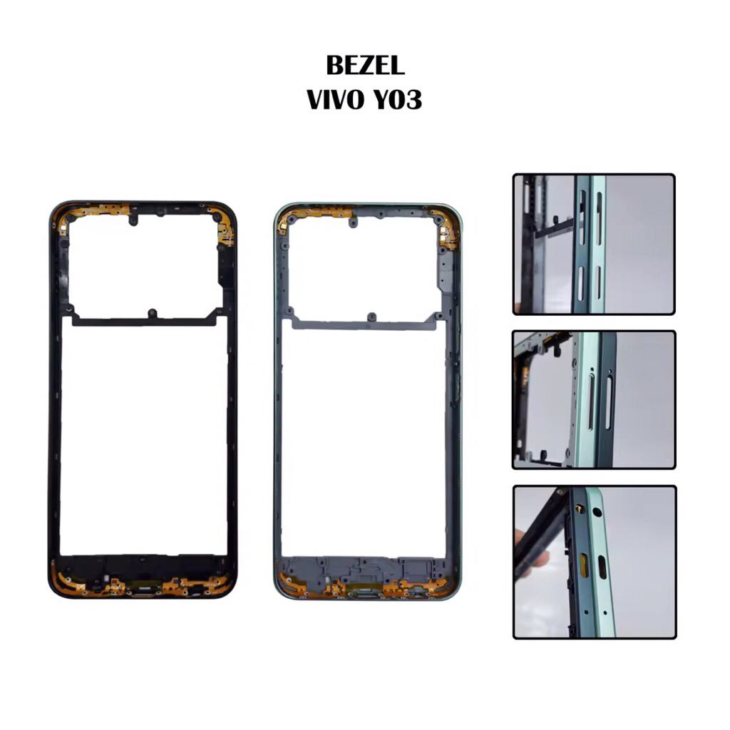 BEZEL TULANG TENGAH FRAME VIVO Y03