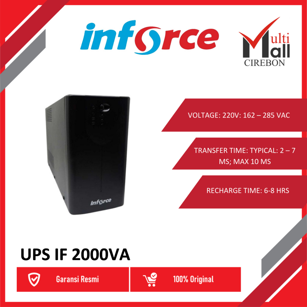 Inforce UPS IF 2000VA 1200watt