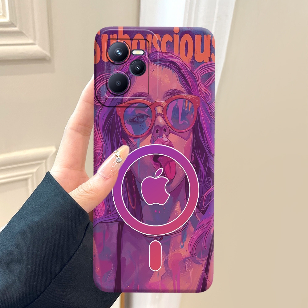 Premium Casing Hp Untuk REALME C35 Desain GADIS HIPHOP RING IPHONE - Case Silikon Softcase Trendi un