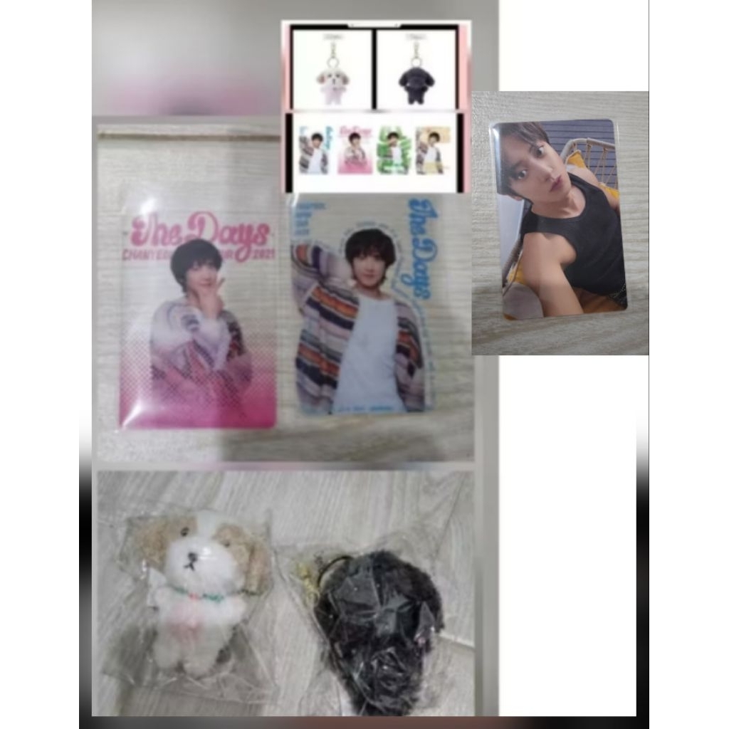exo chanyeol the days md merch japan official pcy pc photocard toben zzar plush clear card konser co