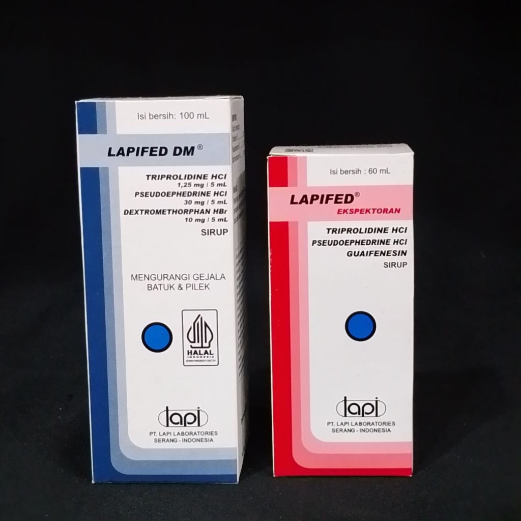 LAPIFED DM SYRUP 100 ml | LAPIFED EKSPEKTORAN 60ml